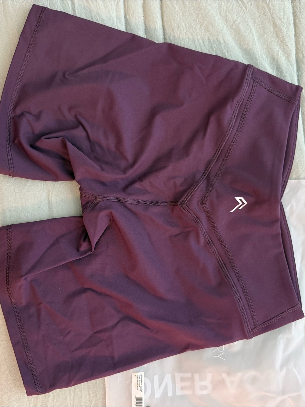 ONER ACTIVE UNIFIEDMOVE™ WRAP SHORTS WHITE LOGO 6" - Picture 3 of 7